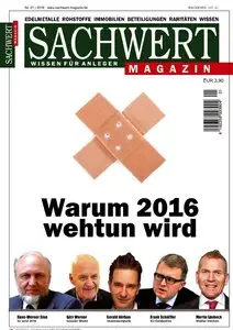 Sachwert Magazin - Nr.1 2016