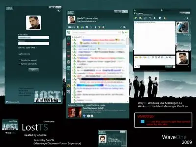 LOST Skin for Messenger 8.5
