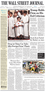 The Wall Street Journal – 26 December 2018