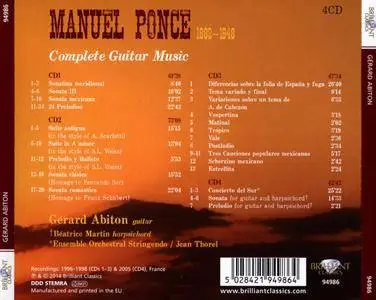 Gerard Abiton - Manuel Ponce: Complete Guitar Music (2014)