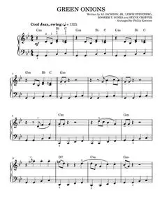 Green Onions - Booker T. & The MG's (Easy Piano)