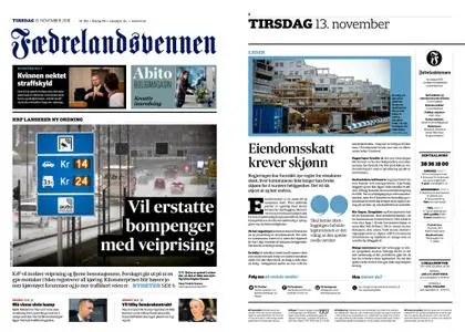 Fædrelandsvennen – 13. november 2018