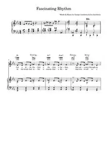 Fascinating Rhythm - George Gershwin (Piano-Vocal-Guitar (Piano Accompaniment))