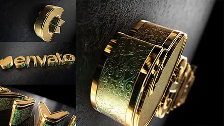 Black Gold Logo V2 - Project for After Effects (VideoHive)