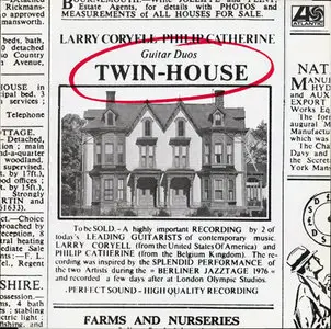 Larry Coryell & Philip Catherine - Twin-House (Atlantic ATL 50342) (GER 1977) (Vinyl 24-96 & 16-44.1)