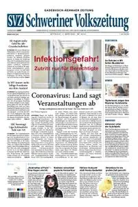 Schweriner Volkszeitung Gadebusch-Rehnaer Zeitung - 11. März 2020