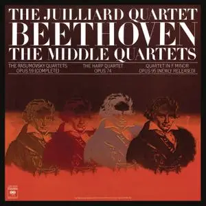 Juilliard String Quartet - Beethoven: The Middle Quartets, Op. 59 Nos. 1 - 3; Op. 74 & Op. 95 (Remastered) (1976/2020) [24/192]