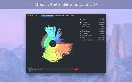 DaisyDisk 4.1.1 Multilingual Mac OS X
