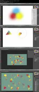 Photoshop Beginner: Learn the Pen Tool with this Abstract Shape Graphic Design