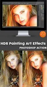 GraphicRiver - 20 HDR Painting Art Effects - Photoshop Action