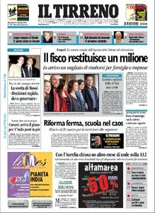 IL TIRRENO EMPOLI LIVORNO PISA LUCCA VIAREGGIO PRATO MONTECATINI PONTEDERA