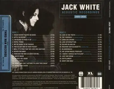 Jack White - Acoustic Recordings 1998-2016 (2016) {2CD XL Recordings XLCD826}