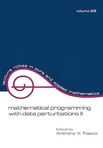 Mathematical Programming with Data Perturbations II