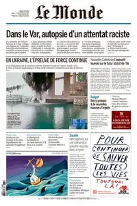 Le Monde du Jeudi 5 Juin 2025