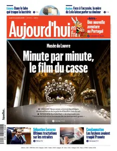 Aujourd’hui en France - 23 Octobre 2025
