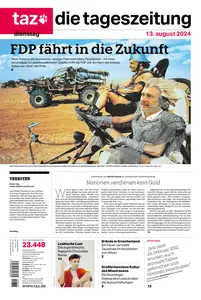 taz die tageszeitung  - 13 August 2024