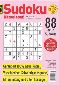 Sudoku Rätselspaß - No.8 2025