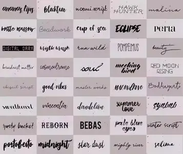 40 Fonts Pack [TTF OTF]