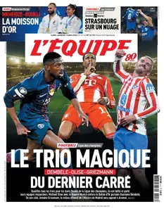 L’equipe du Vendredi 17 Avril 2026
