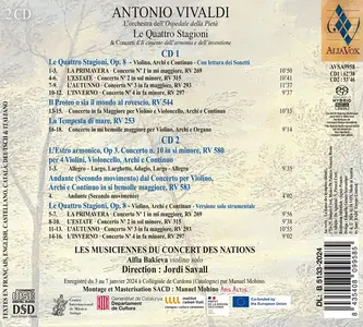 Alfia Bakieva, Jordi Savall, Les Musiciennes du Concert des Nations - Vivaldi: Le Quattro Stagioni (2024)