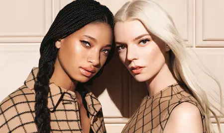 Anya Taylor-Joy & Willow Smith - Dior Forever Hydra Nude Campaign 2025