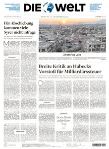 Die Welt - 16 Dezember 2024