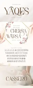 Yaqes Luxury Serif Font 5C7L8G7
