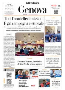 la Repubblica Genova - 26 Luglio 2024