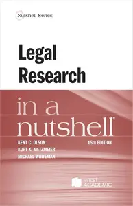 Legal Research in a Nutshell (Nutshells)