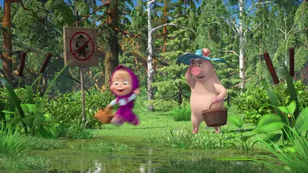 Masha et Michka S01E01 Première rencontre Ne pas déranger avant le printemps 3 2 1 Joyeux Noël !