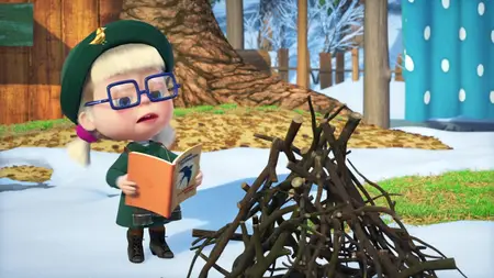 Masha et Michka S01E01 Première rencontre Ne pas déranger avant le printemps 3 2 1 Joyeux Noël !