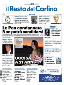 Il Resto del Carlino Ferrara Rovigo - 1 Aprile 2025