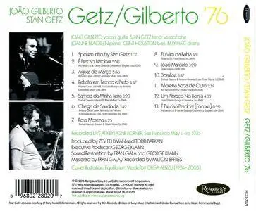 Stan Getz & Joao Gilberto - Getz/Gilberto '76 (2016) {Resonance Records HCD-2021 rec 1976}