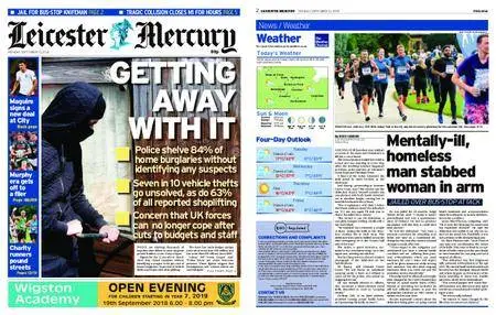 Leicester Mercury – September 10, 2018