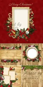 Stock Photo - Christmas Frames