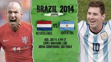 FIFA World Cup Semi-Final: Argentina vs Netherlands (2014)