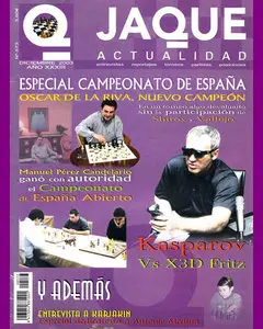 JAQUE • La pasion del Ajedrez • Numero 573 • Diciembre 2003 (Spanish)