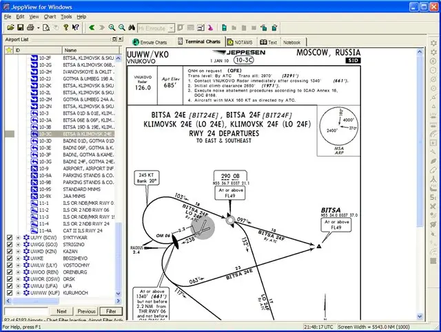 JeppView Cycle 01-10