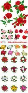 Vectors - Shiny Different Roses 9