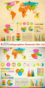 Vectors - Infographics Elements (Set 12)