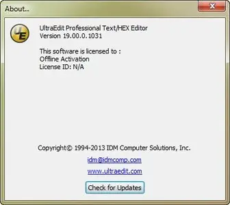 IDM UltraEdit 19.00.0.1031