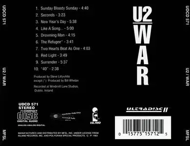 U2 - War (1983) [MFSL, UDCD 571] Repost