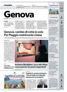la Repubblica Genova - 10 Marzo 2018