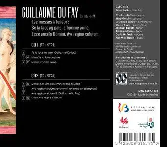 Guillaume Du Fay - The Tenor Masses (Les messes à teneur) - Cut Circle (2016) {2CD Musiques en Wallonie Digital Download}