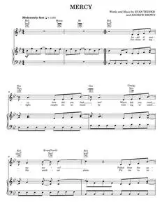 Mercy - OneRepublic (Piano-Vocal-Guitar)