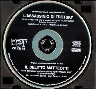 Egisto Macchi - L'Assassinio Di Trotsky (1972) + Il Delitto Matteotti (1973) Original Soundtracks, 2 on 1CD, 1990