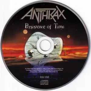 Anthrax - Persistence Of Time (2020) [2CD + DVD, Remastered]