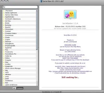 Serial Box 04.2011 + SerialSeeker 1.3.5 (B1) + iSerial Reader 2.0.9