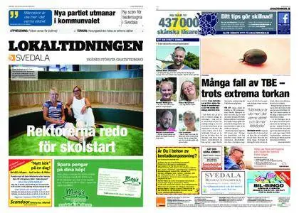 Lokaltidningen Svedala – 11 augusti 2018