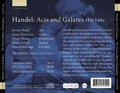 Harry Christophers, The Sixteen - George Frideric Handel: Acis and Galatea (2019)
